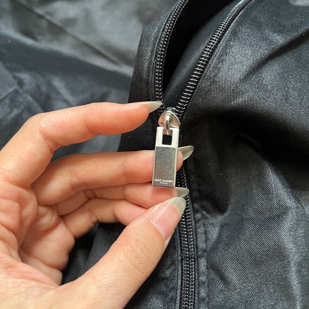 Saint Laurent black oversized trench coat with original dust bag - Picture 12 of 14